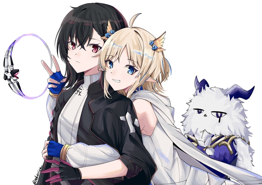 vi3, yan, and manganese (ex astris) drawn by pokarii_zuu