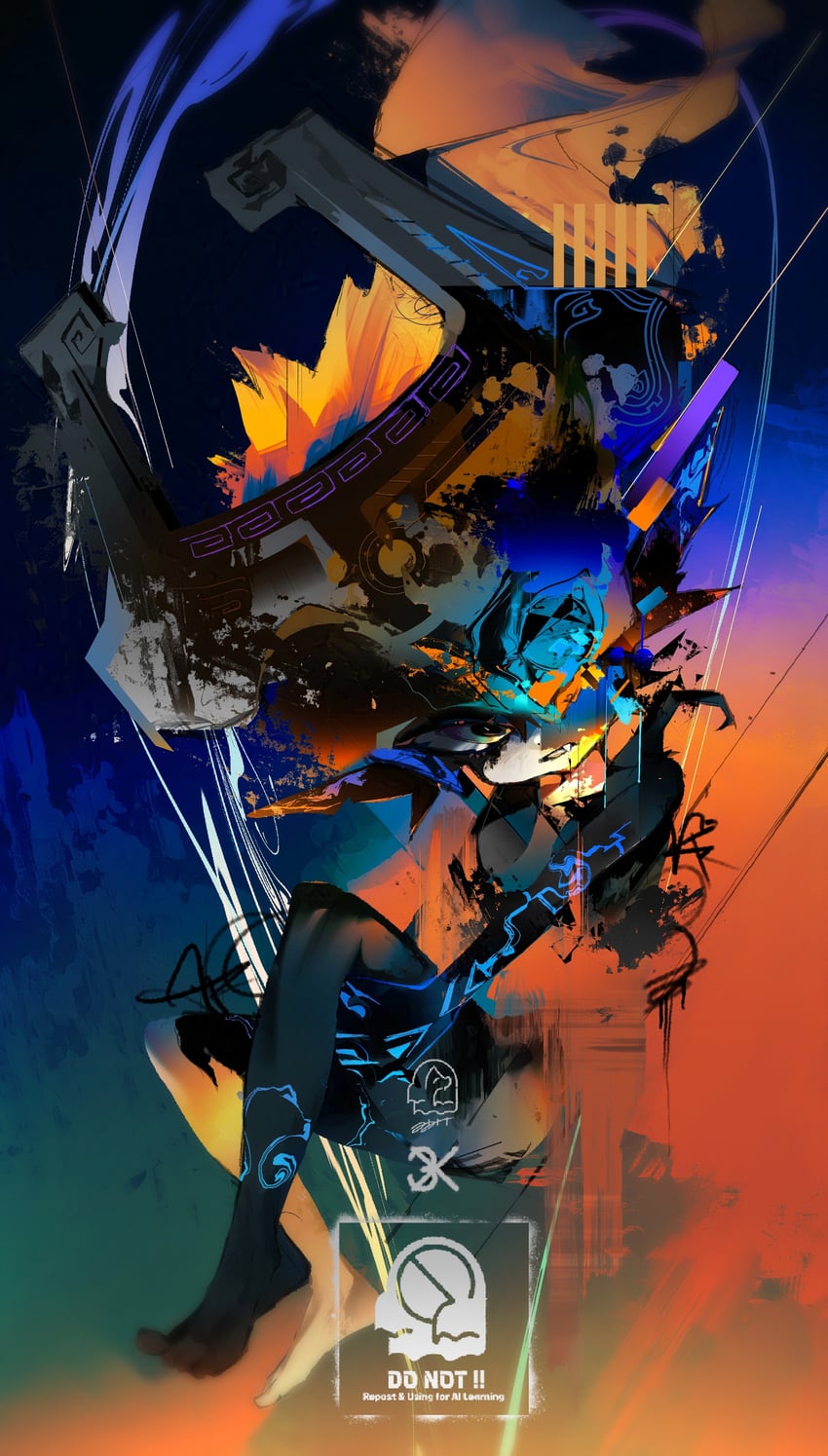 midna (the legend of zelda and 1 more) drawn by mikake3x