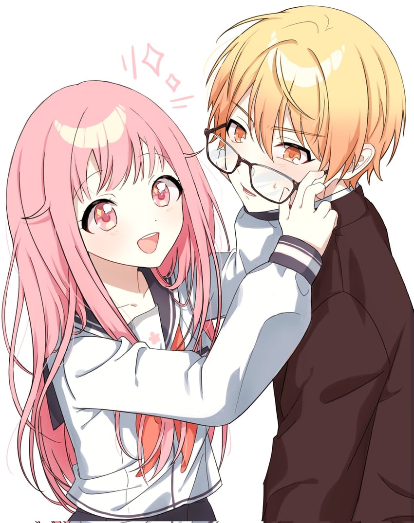 ootori emu and tenma tsukasa (project sekai) drawn by ppako