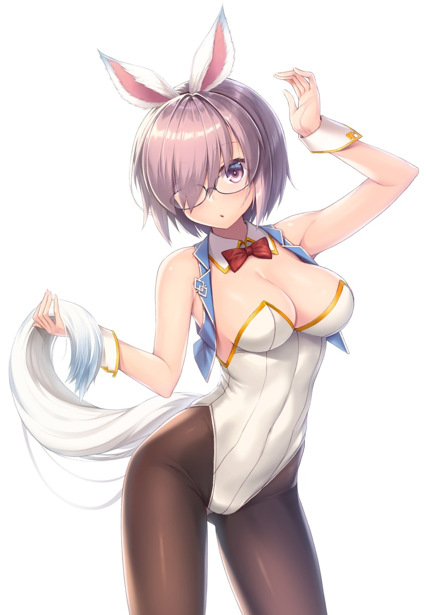 mash kyrielight and fou (fate and 1 more) drawn by nullken