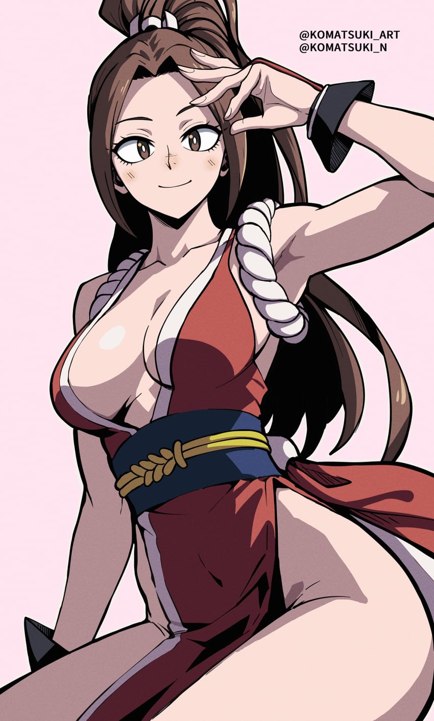 shiranui mai (the king of fighters and 1 more) drawn by komatsuki_n