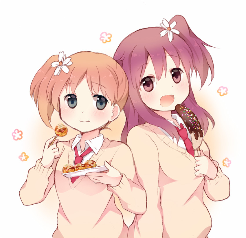 takayama haruka and sonoda yuu (sakura trick) drawn by tarabagani