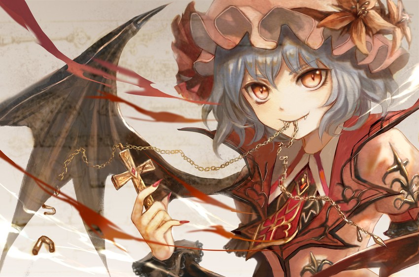 remilia scarlet (touhou and 2 more) drawn by keiko_(mitakarawa)