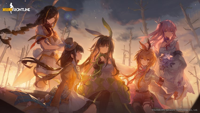 m16a1, m4 sopmod ii, st ar-15, ro635, and m4a1 (girls' frontline)