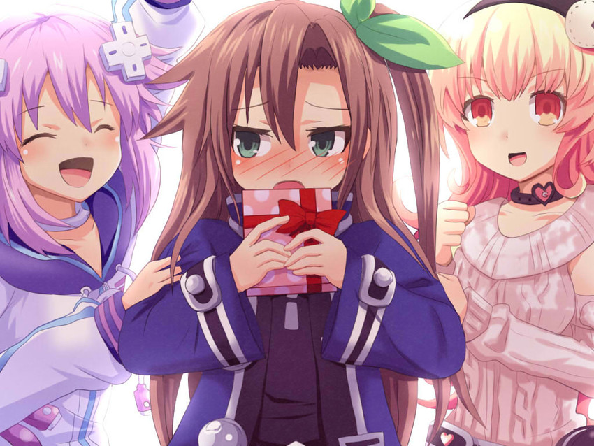 neptune, if, and compa (neptune) drawn by koori_(12230906)