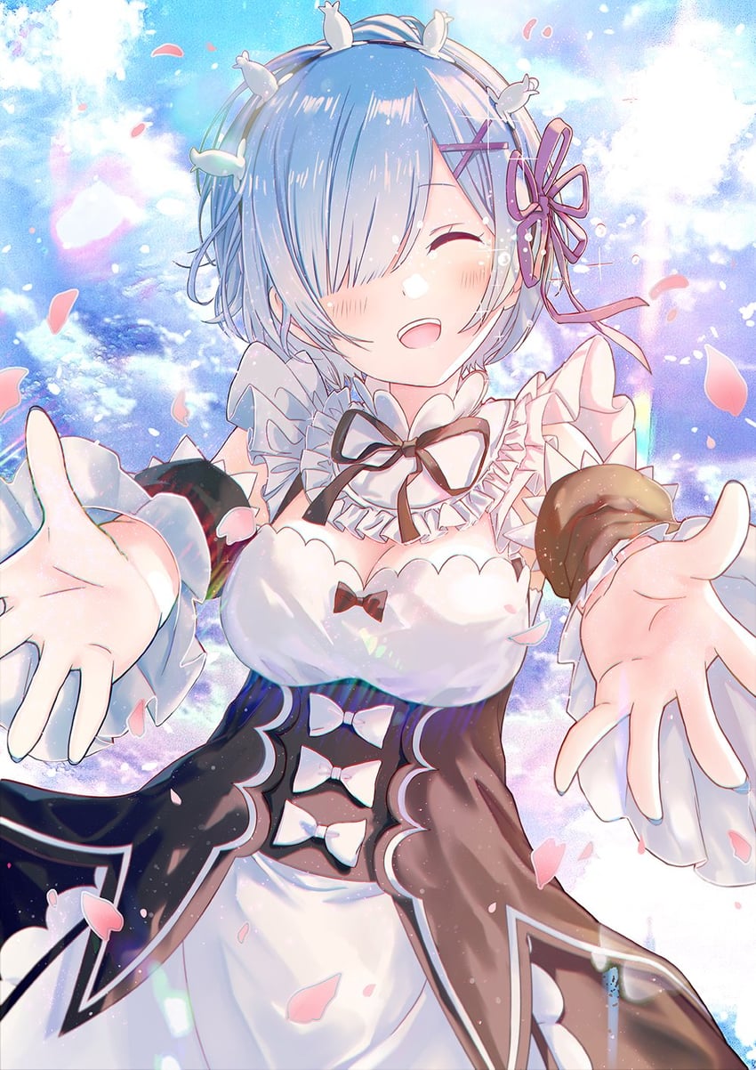 rem (re:zero kara hajimeru isekai seikatsu) drawn by kimikimi