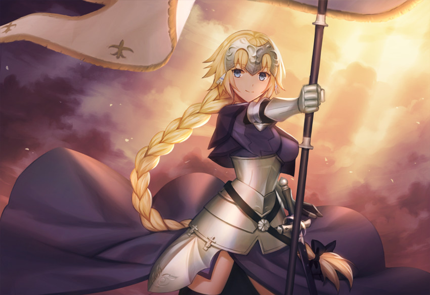 jeanne d'arc (fate and 1 more) drawn by lazuri7