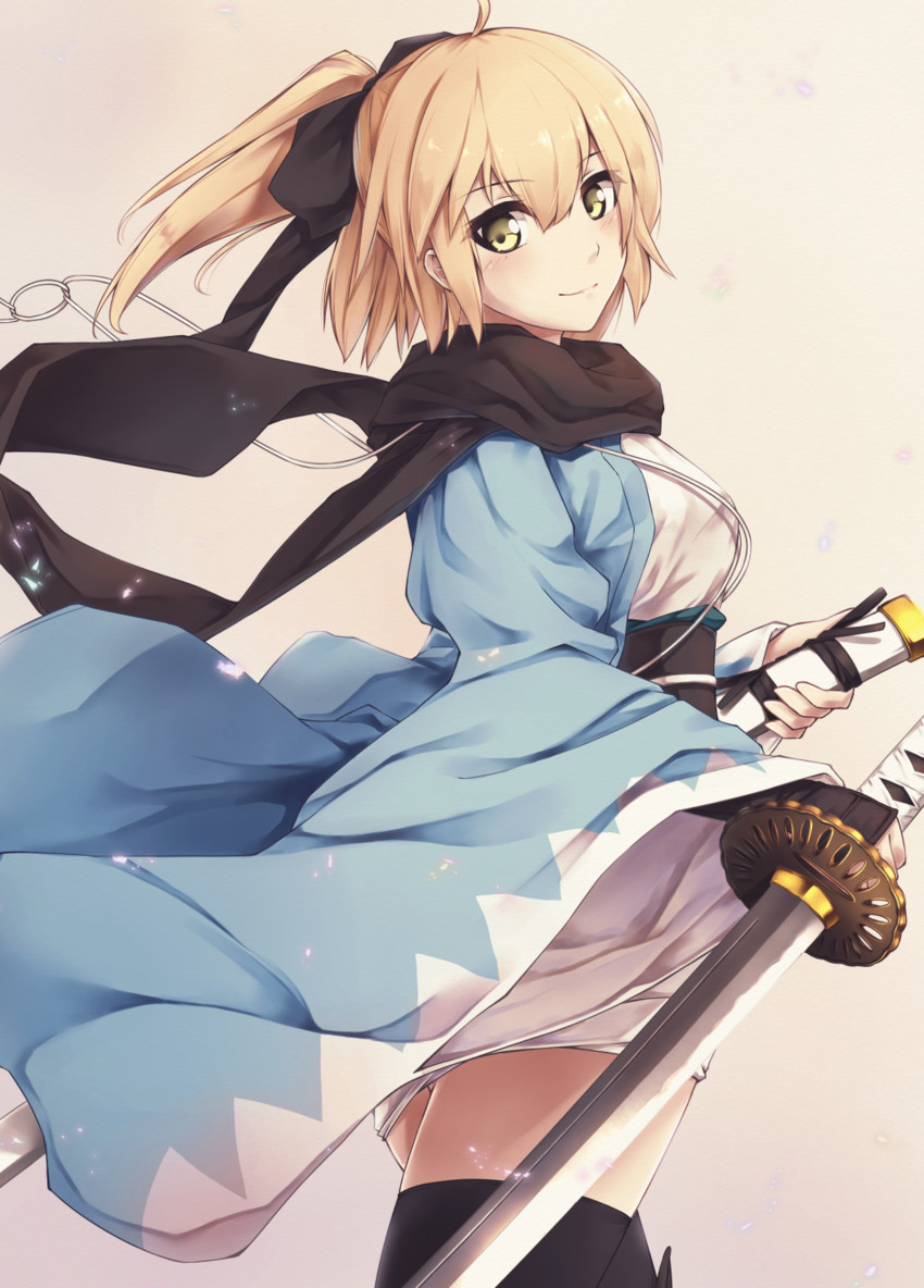 okita souji (fate and 1 more) drawn by enchuu_kakiemon