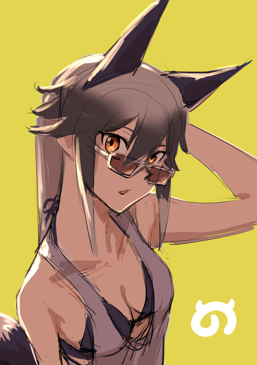 silver fox (kemono friends) drawn by emoto_reishi
