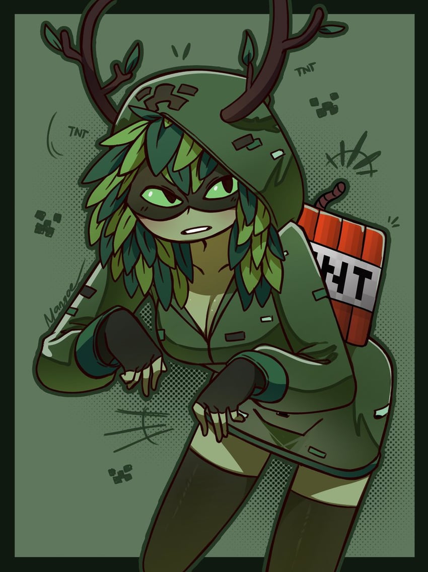 huntress wizard (minecraft and 1 more) drawn by usmangaa