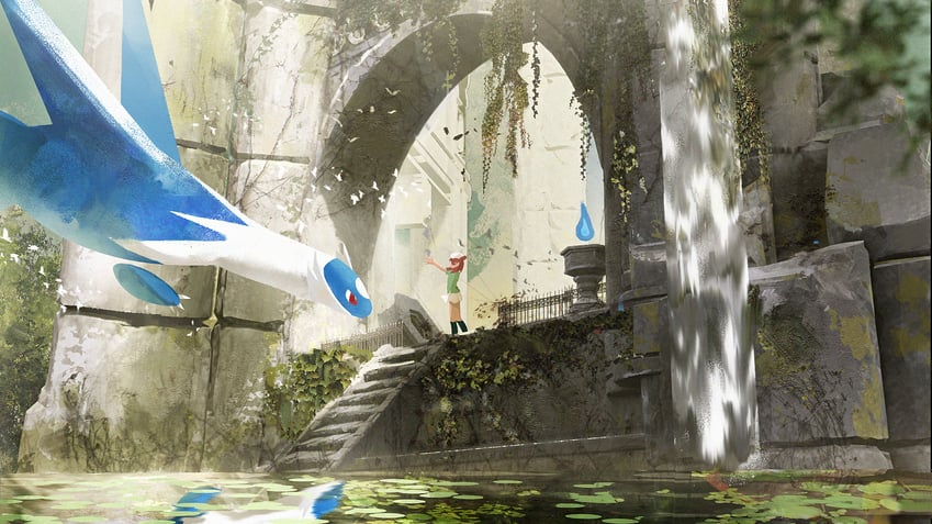 latios and bianca (pokemon and 1 more) drawn by doorwood