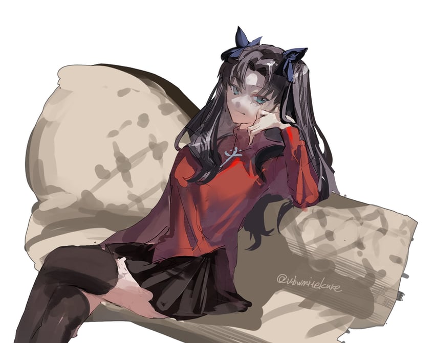tohsaka rin (fate and 1 more) drawn by ubwmitekure