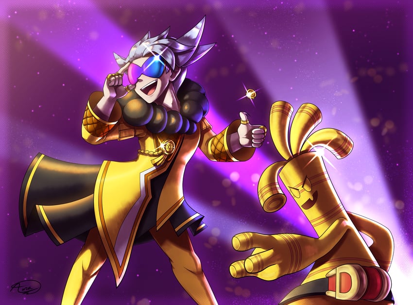 gholdengo and lear (pokemon and 1 more) drawn by kththeartist