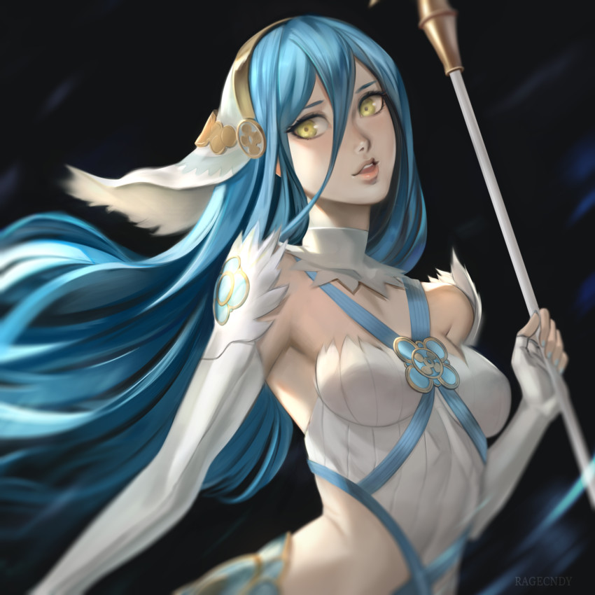 azura (fire emblem and 2 more) drawn by ragecndy