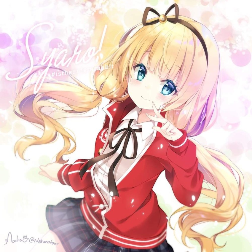 kirima syaro (gochuumon wa usagi desu ka? and 1 more) drawn by mocha_(naturefour)