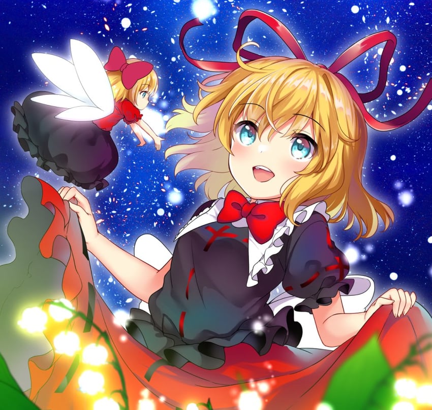 medicine melancholy and su-san (touhou) drawn by rimu_(kingyo_origin)