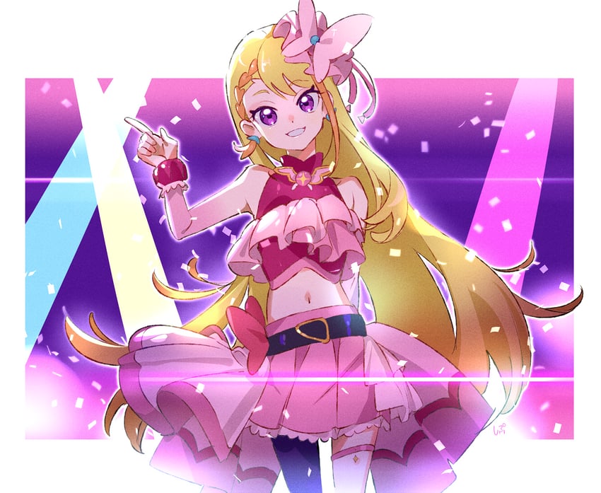 hijiri ageha and cure butterfly (precure and 1 more) drawn by shipu_(gassyumaron)