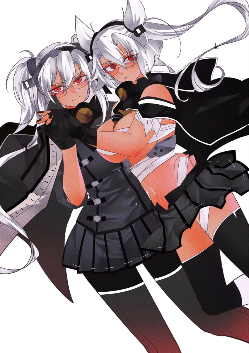 musashi, musashi kai ni, and musashi kai (kantai collection) drawn by anno88888