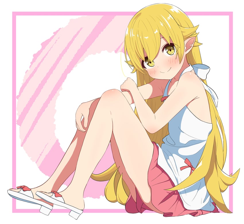 oshino shinobu (monogatari and 1 more) drawn by yoshikirino