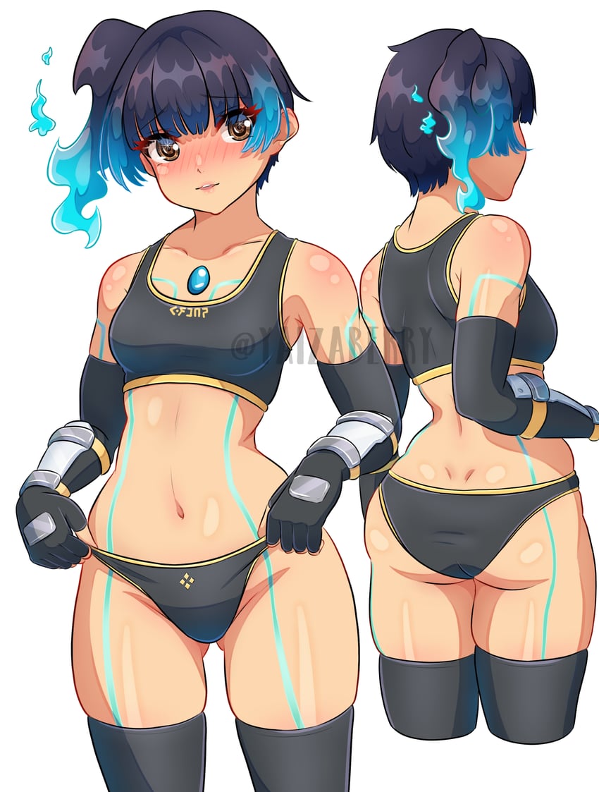 sena (xenoblade chronicles and 1 more) drawn by yaizaberry