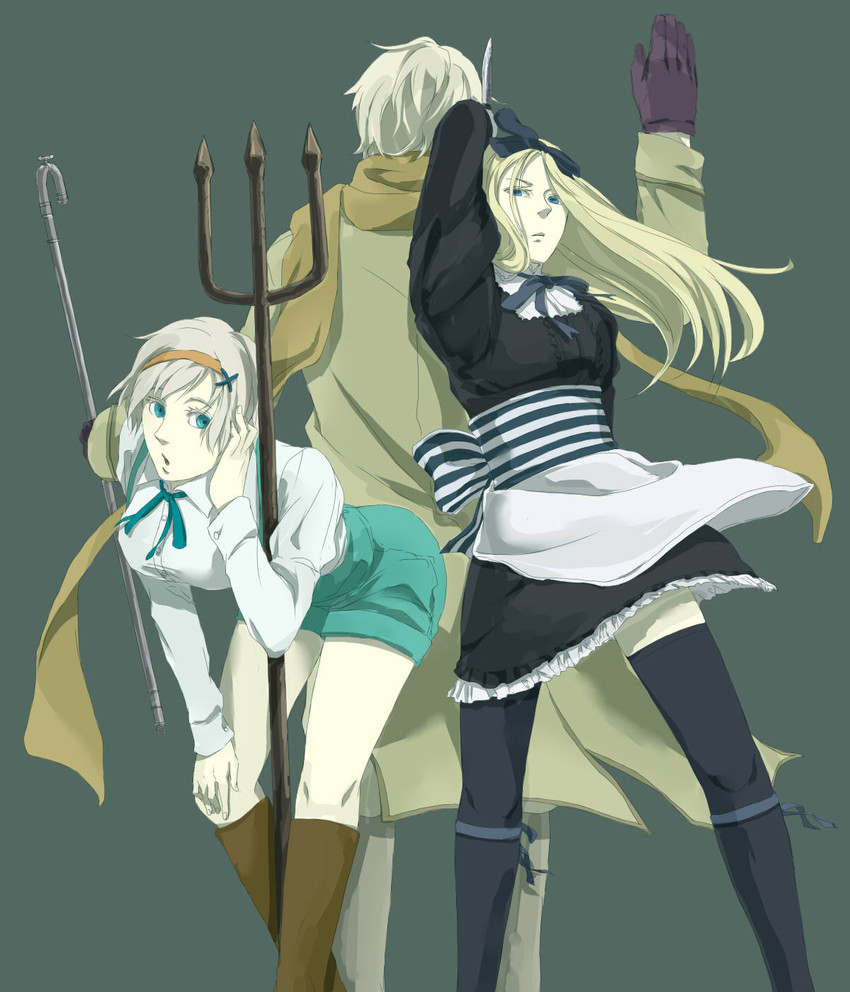 russia, belarus, and ukraine (axis powers hetalia) drawn by sake_(kadai)