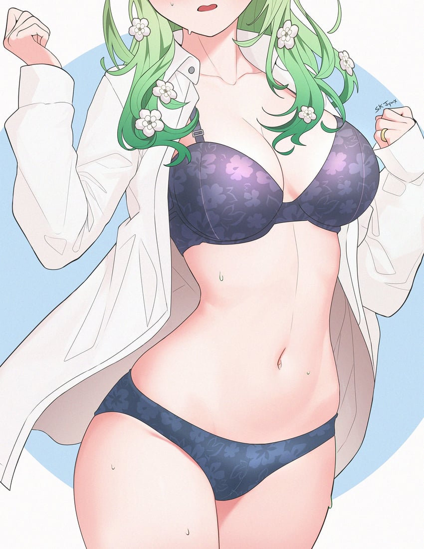 ceres fauna (hololive and 1 more) drawn by sk_jynx