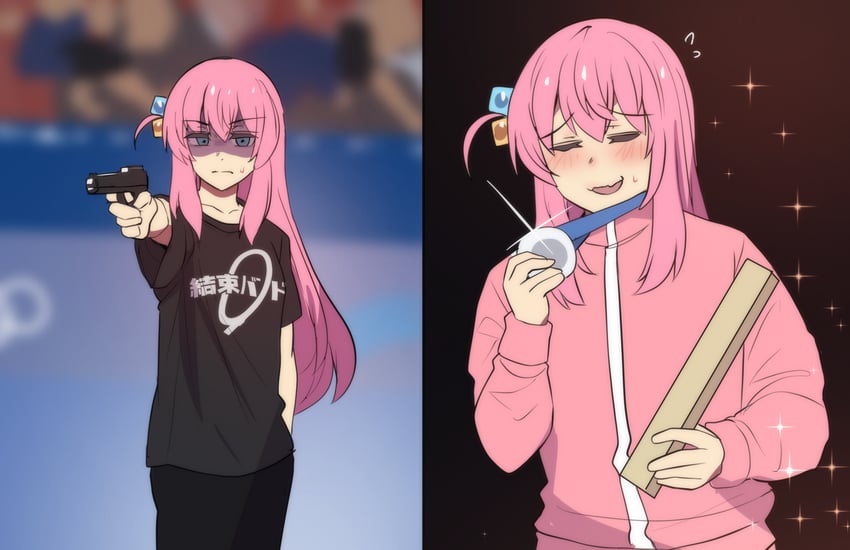 gotoh hitori (bocchi the rock! and 2 more) drawn by hinghoi