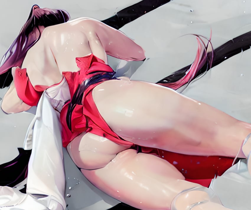 shiranui mai (the king of fighters and 1 more) drawn by siriai