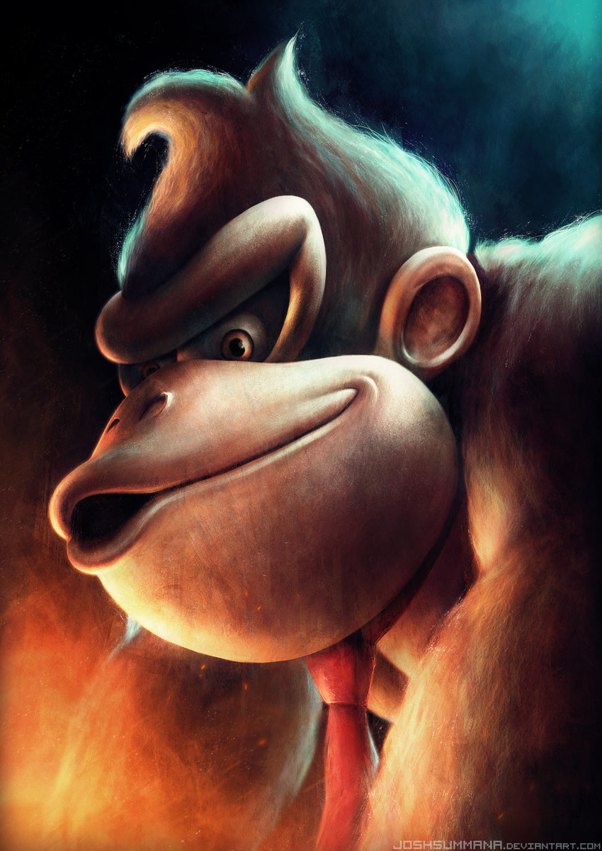 donkey kong (donkey kong) drawn by joshua_summana