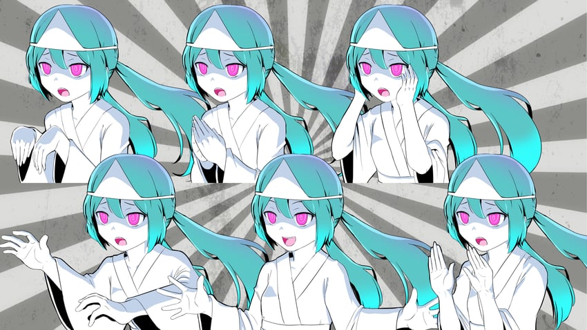 hatsune miku (vocaloid and 1 more) drawn by pinocchio-p