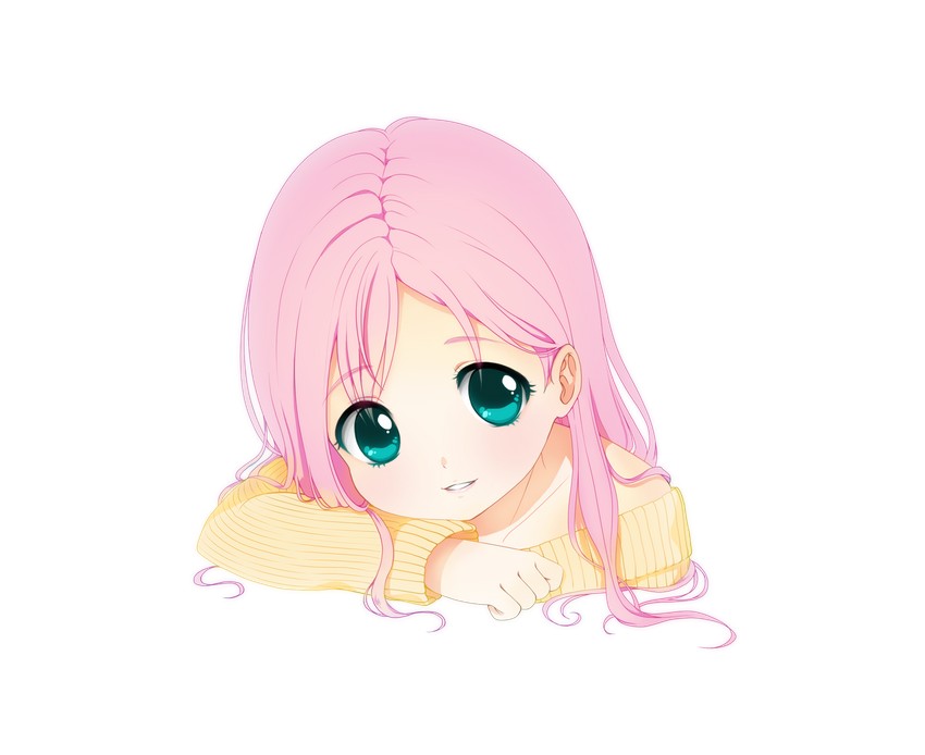 fluttershy (my little pony and 1 more) drawn by bonxy