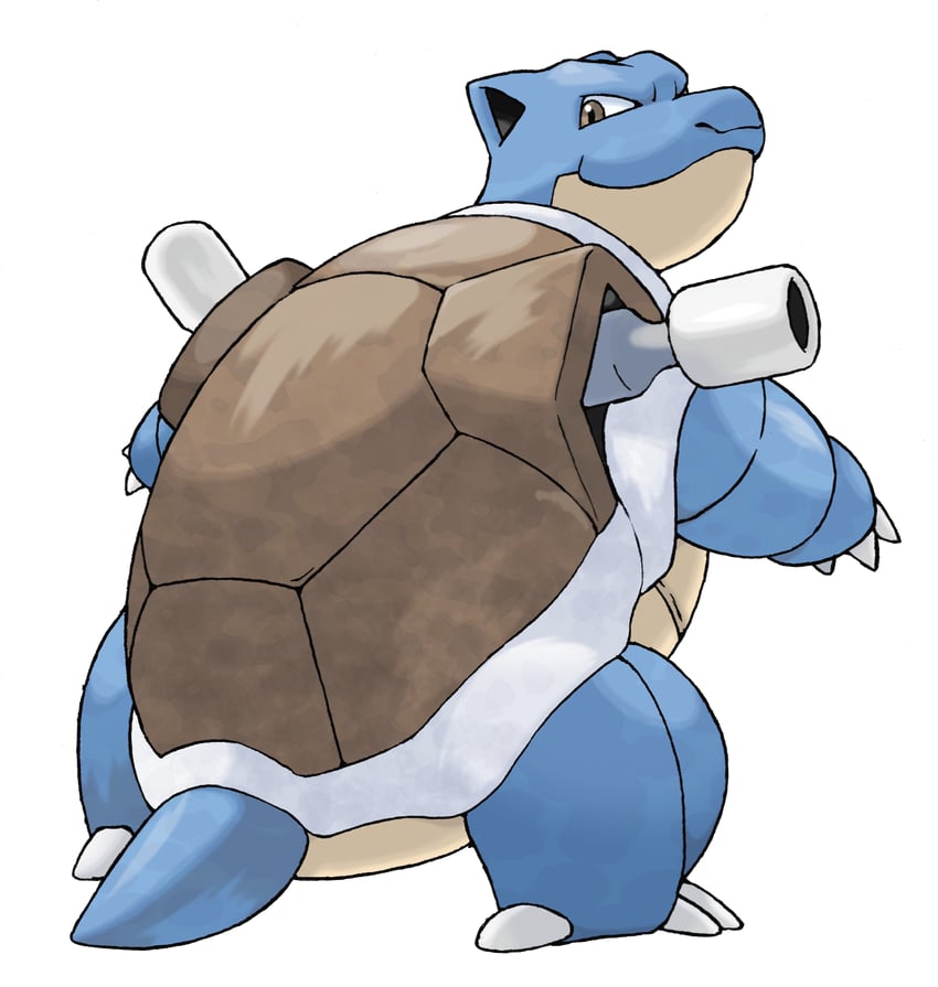 blastoise (pokemon and 1 more) drawn by sugimori_ken