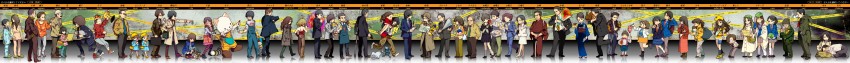 canaan, minorikawa minoru, aoi norio, tobisawa youhei, ushio masami, and 27 more (428: fuusa sareta shibuya de and 1 more) drawn by ninton