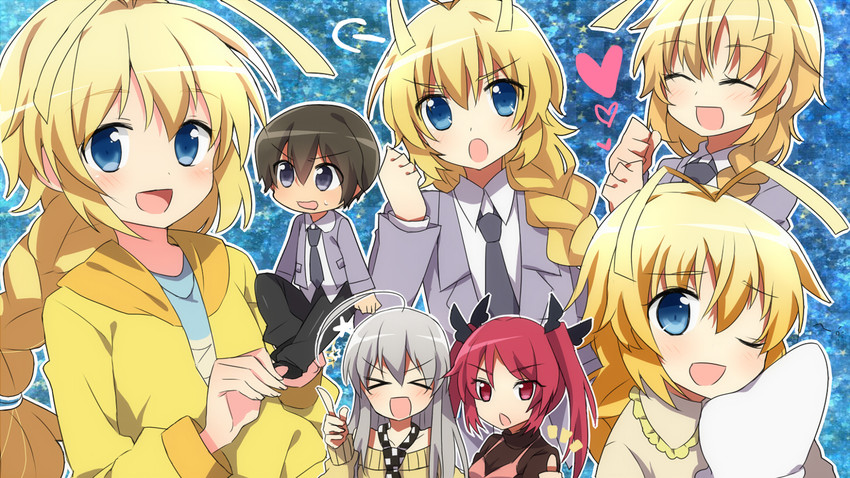 nyarlathotep, cthugha, hastur, and yasaka mahiro (haiyore! nyaruko-san) drawn by ichimonme_(ichi)