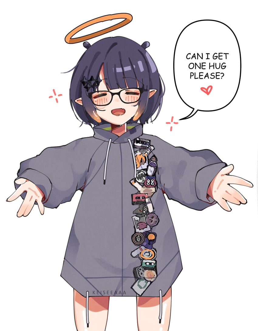 ninomae ina'nis (hololive and 1 more) drawn by keisea