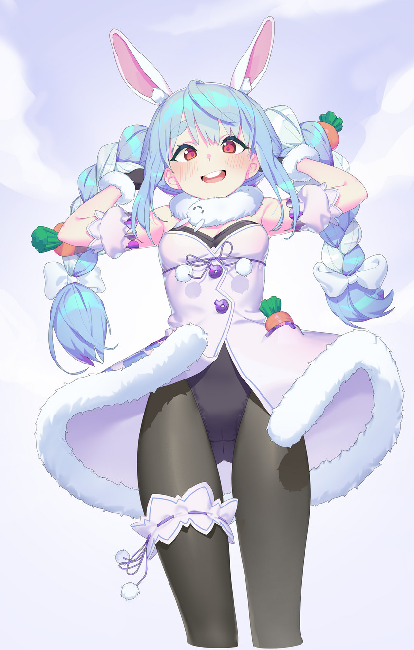 usada pekora and don-chan (hololive) drawn by seongsu_twit