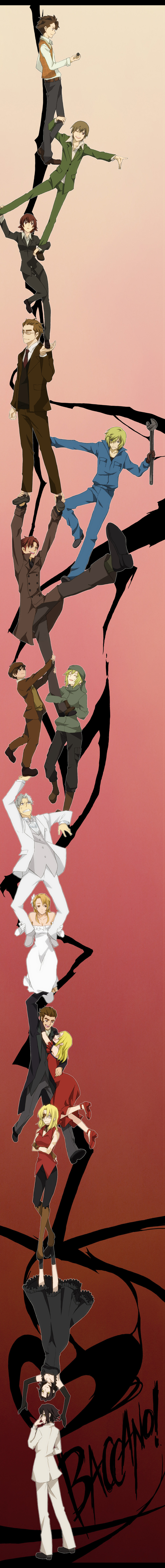 chane laforet, claire stanfield, firo prochainezo, miria harvent, ennis, and 10 more (durarara!! and 1 more) drawn by akimo_(cb21)