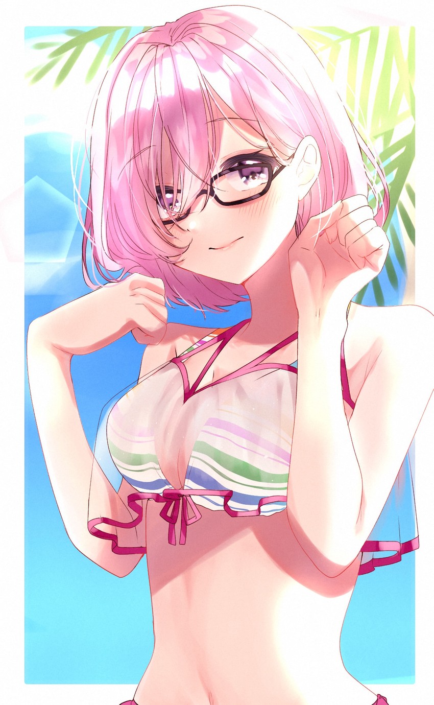 mash kyrielight (fate and 1 more) drawn by mahiru_yura