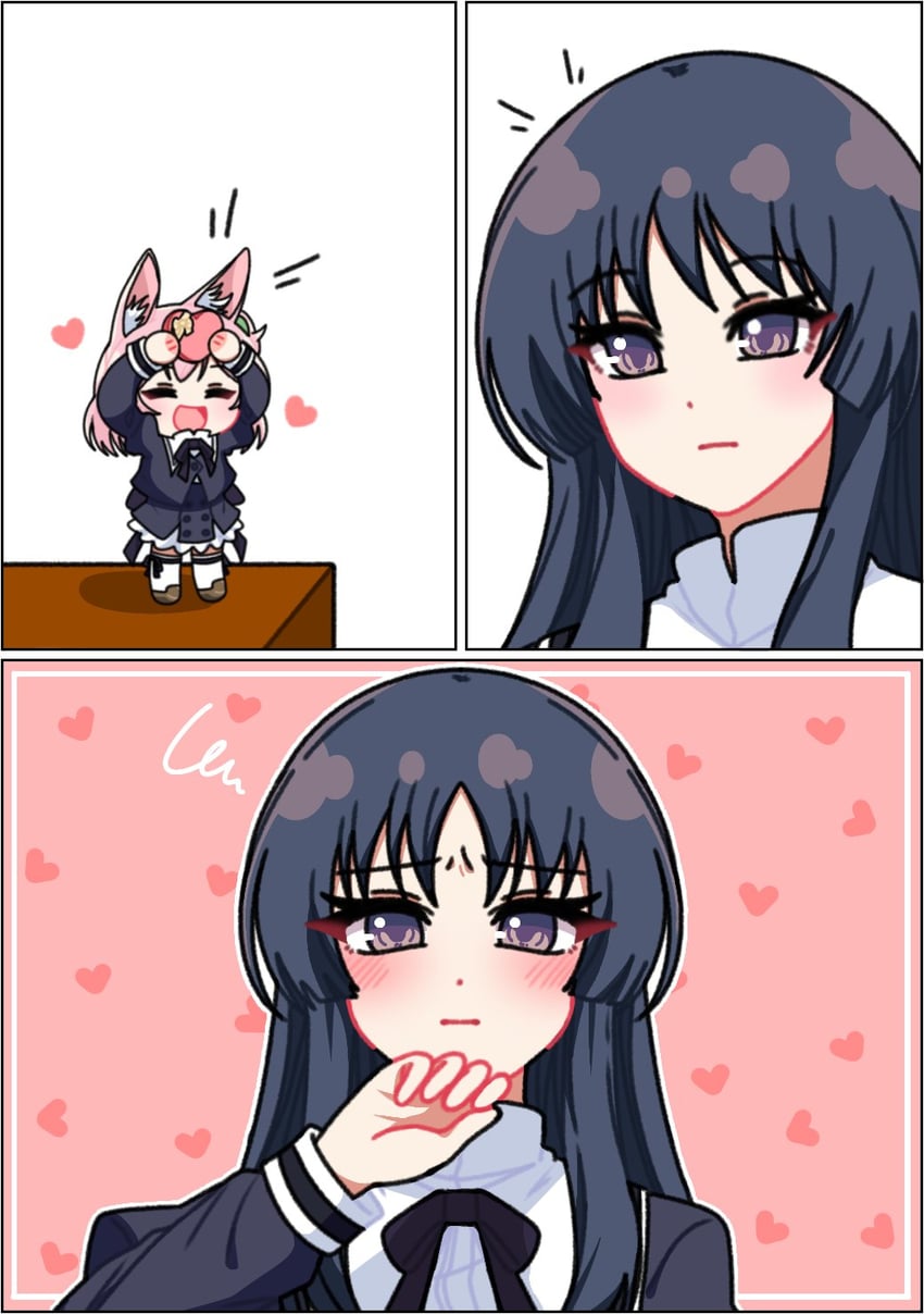 hitotsuyanagi riri and shirai yuyu (assault lily) drawn by yui_(yui1115_)