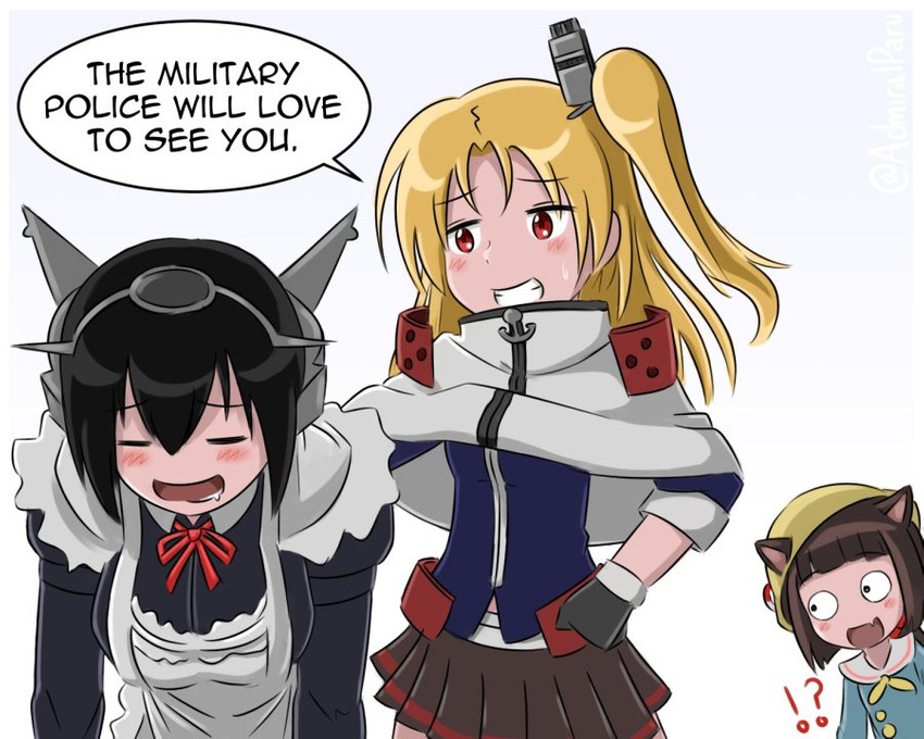nagato, cleveland, mutsuki, and kamoi tsubame (kantai collection and 2 more) drawn by admiral_paru