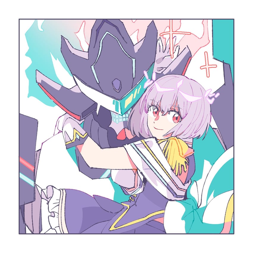 shinjou akane and alexis kerib (gridman universe and 1 more) drawn by ningen_(ssss)