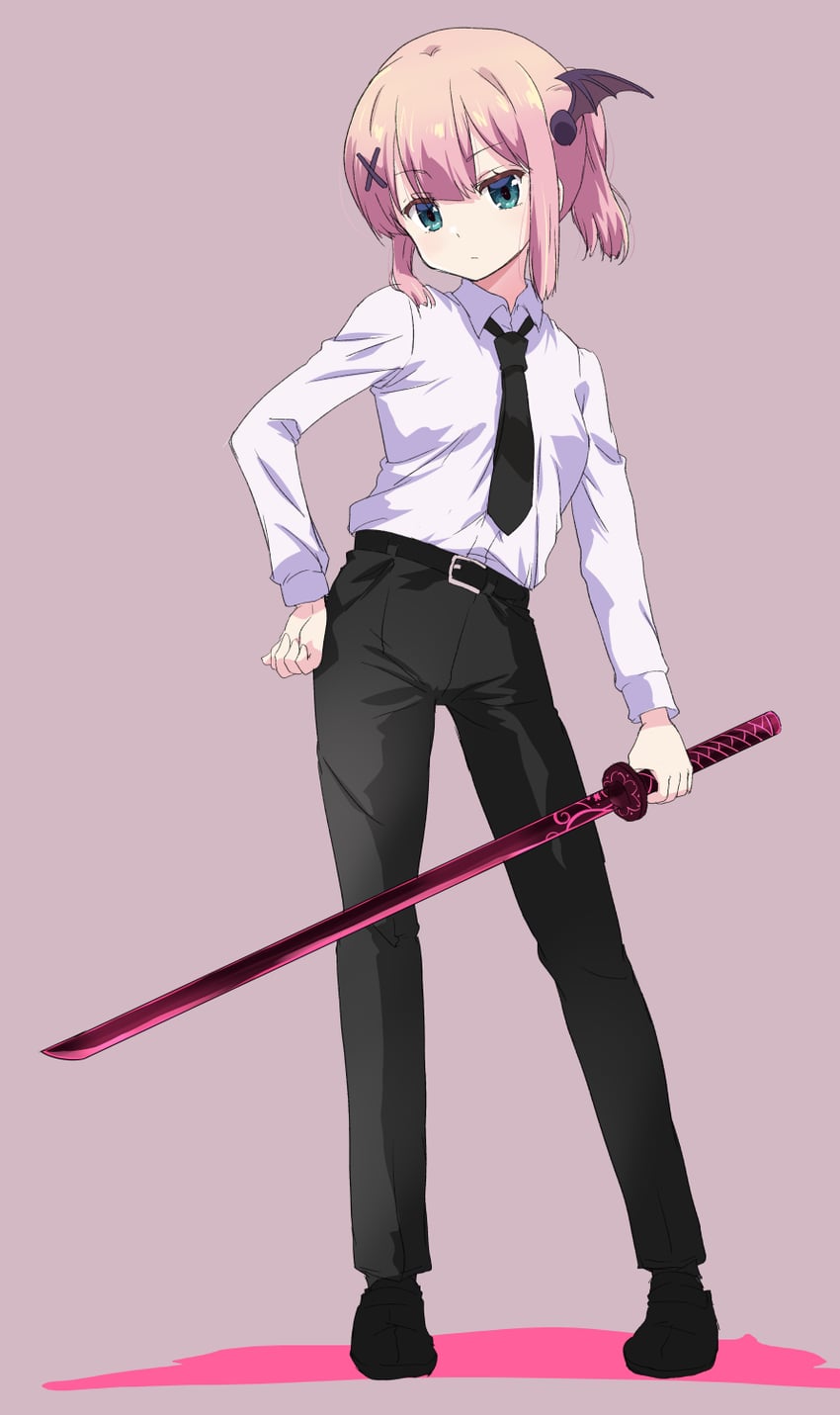chiyoda momo (chainsaw man and 1 more) drawn by mukaibi_aoi