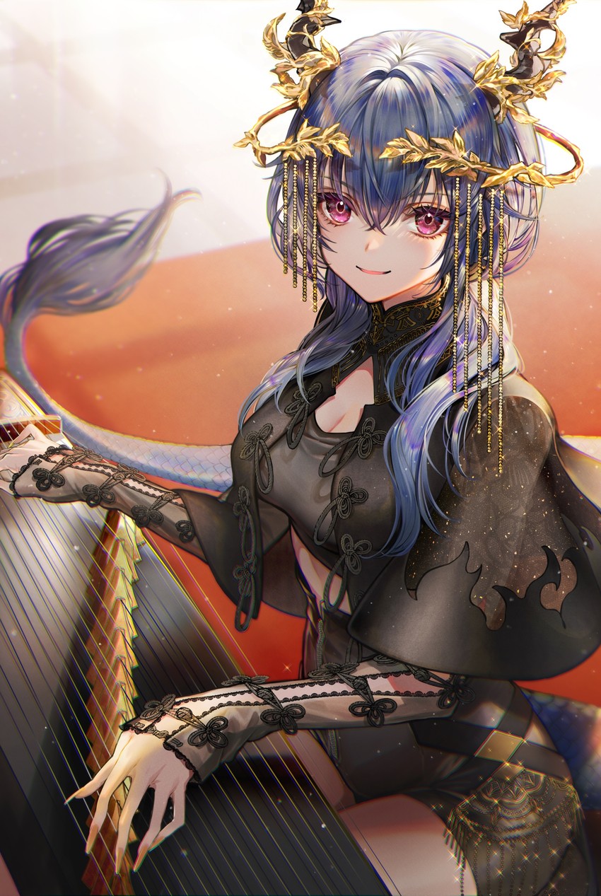 ch'en (arknights and 1 more) drawn by tarutaru_yamaoka