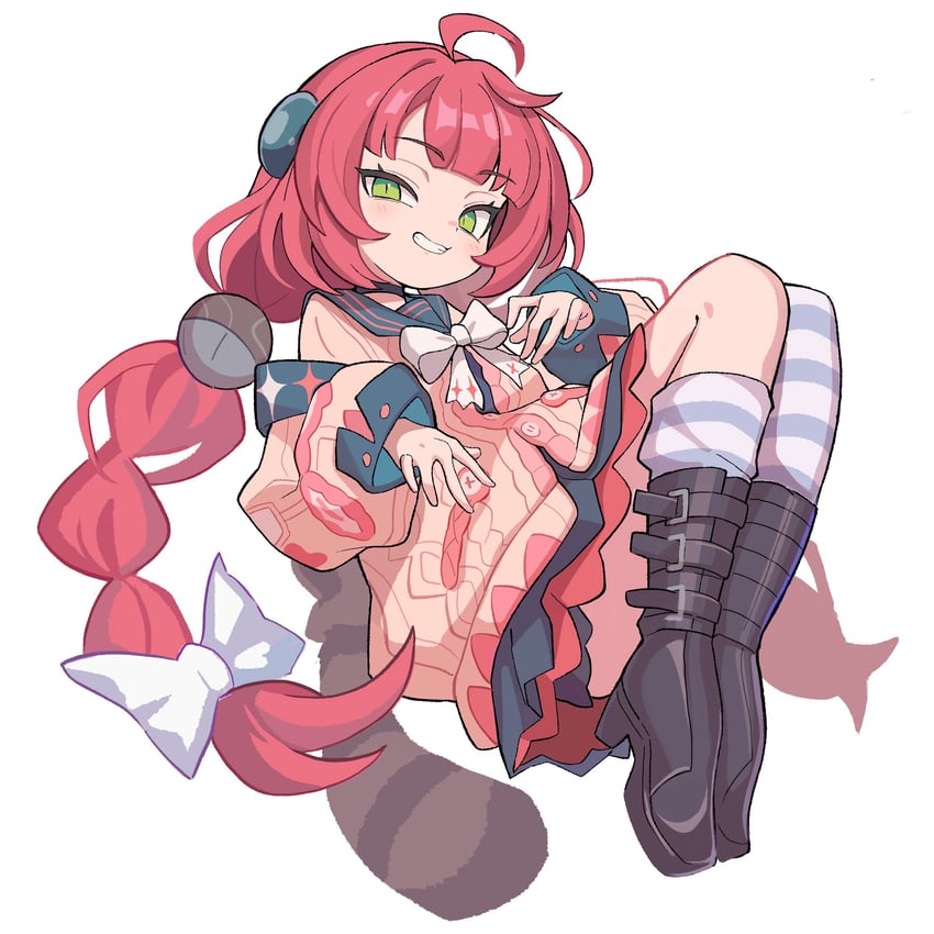 ukinami yuzuha (zenless zone zero) drawn by ketsu_juuji_killer_(kejuki)