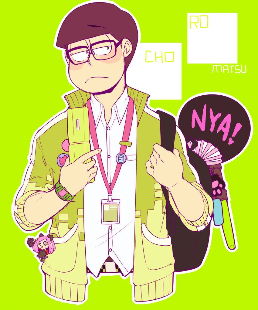 matsuno choromatsu and hashimoto nyaa (osomatsu and 1 more) drawn by nyaph