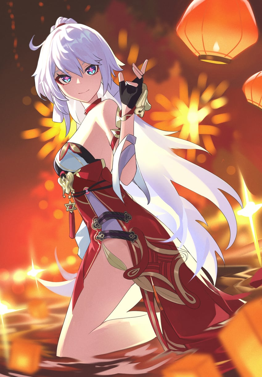 kiana kaslana (honkai and 1 more) drawn by brs_(zjm_zym)
