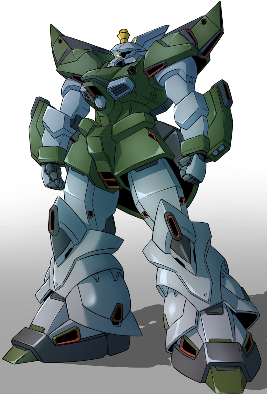 gelgoog and rf gelgoog (gundam and 1 more) drawn by tatsu_(ashcleef)