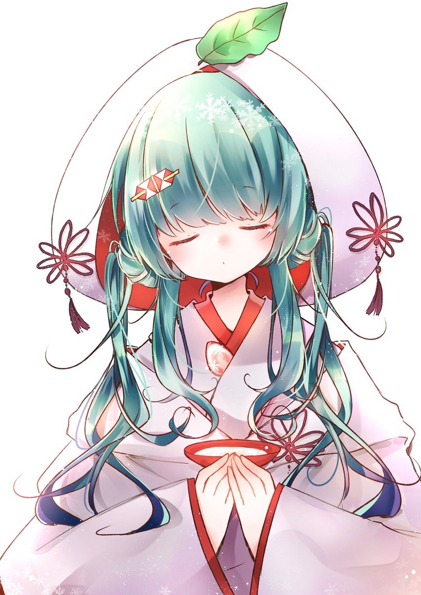 hatsune miku and yuki miku (vocaloid) drawn by shimashiro_itsuki