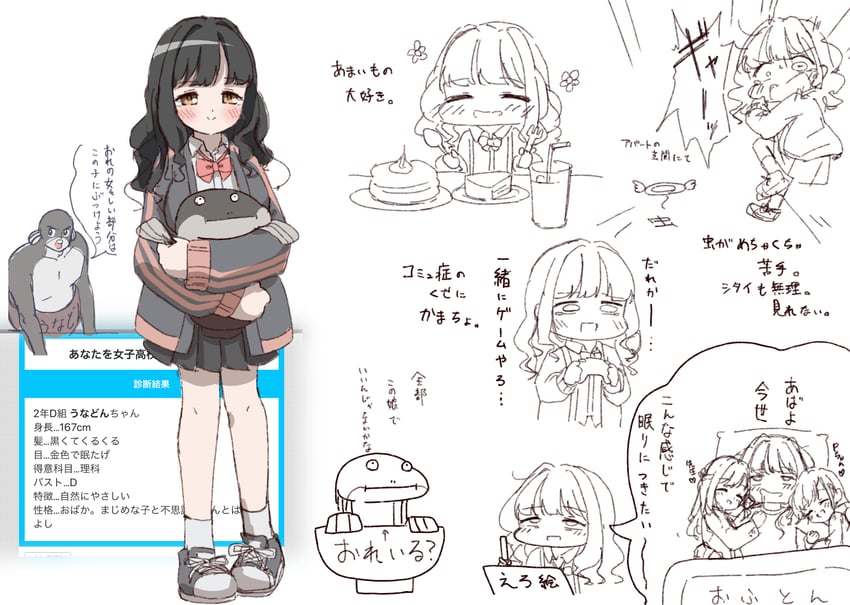 hisakawa hayate and airi (original and 4 more) drawn by unadon_(unadoom)