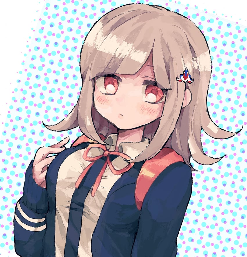 nanami chiaki (danganronpa and 2 more) drawn by malllude